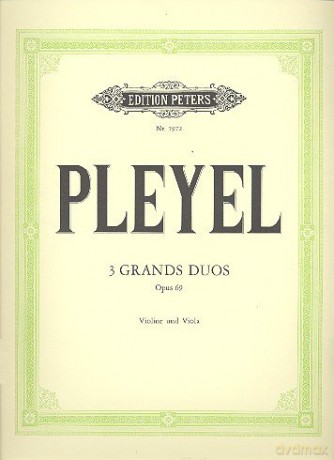 Grose Duos (Edition Peters) - Ignace Pleyel [KSIĄŻKA]