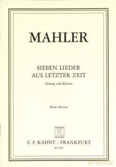 Gustav Mahler-7 Late Songs Hohe Stimme-Vocal [KSIĄŻKA]