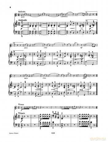 Hauptmann: 3 Easy Sonatinas Op.10 (Violin and Piano) (EP2948) - Moritz Hauptmann [KSIĄŻKA]