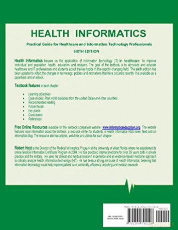 Health Informatics: Practical Guide for Healthcare and Information Technology Professionals (Sixth Edition) - Robert E. Hoyt [KSIĄŻKA]
