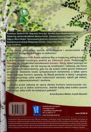 Cd Mp3 Bajki Z Zielonego Lasu - Piotr Rubik [AUDIOBOOK][CD-MP3]