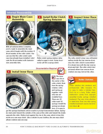 How to Rebuild and Modify Ford C4 and C6 Automatic Transmissions: Includes Complete Step-by-step Rebuilds - Transmission Installation and Removal Tips (Workbench) - George Reid [KSIĄŻKA]