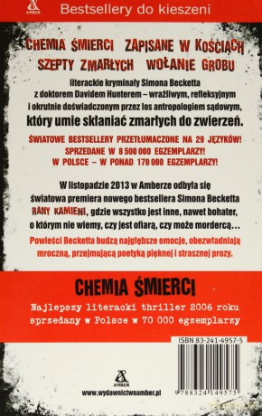 Chemia Śmierci Wyd. Kieszonkowe - Simon Beckett [KSIĄŻKA]