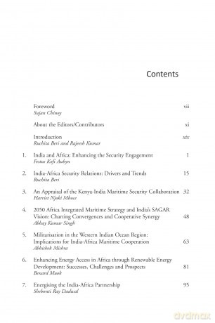 India and Africa: Deepening The Security Engagement - Ruchita Beri [KSIĄŻKA]