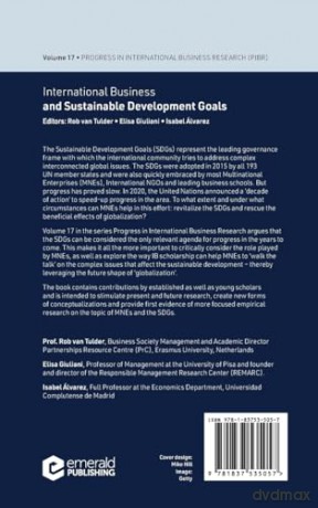 International Business and Sustainable Development Goals: 17 (Progress in International Business Research, 17) - Rob van Tulder [KSIĄŻKA]