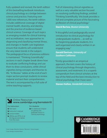 Introduction to Clinical Psychology: Bridging Science and Practice - Douglas A. Bernstein [KSIĄŻKA]