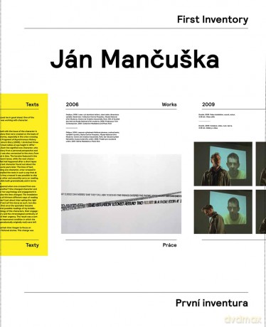 Jan Mancuska: First Inventory (Tranzit) - Karel Cisar [KSIĄŻKA]