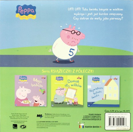 Ćwiczenia Taty Świnki Świnka Peppa Książeczki Z Półeczki 8 [KSIĄŻKA]