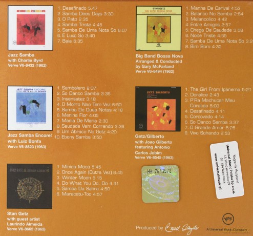 Stan Getz: The Bossa Nova Albums [5CD]