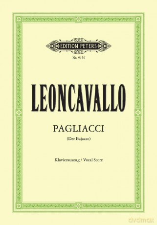 Leoncavallo: Pagliacci (Vocal Score) (EP9150) - Ruggiero Leoncavallo [KSIĄŻKA]
