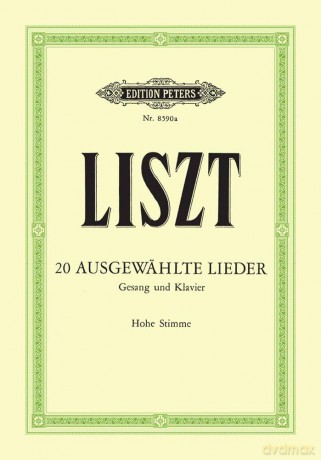 Lieder(20) Hoog Chant - Franz Liszt [KSIĄŻKA]