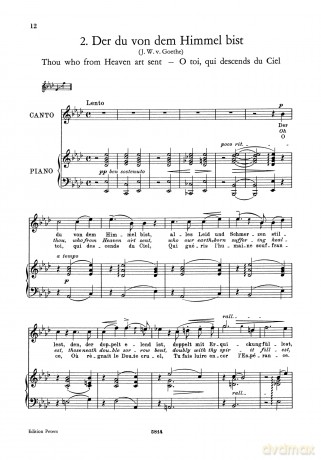 Lieder(20) Hoog Chant - Franz Liszt [KSIĄŻKA]