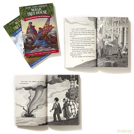 Magic Tree House Books 21-24 Boxed Set: American History Quartet - Mary Pope Osborne [KSIĄŻKA]