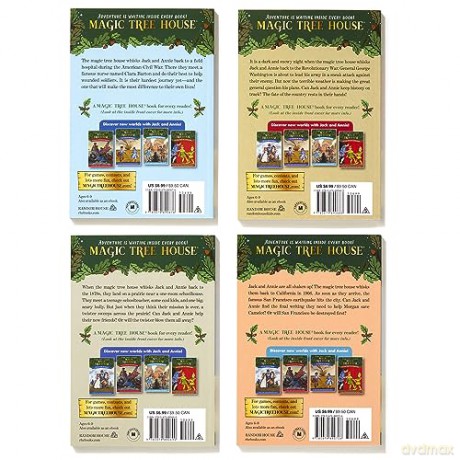 Magic Tree House Books 21-24 Boxed Set: American History Quartet - Mary Pope Osborne [KSIĄŻKA]