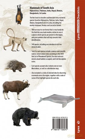 Mammals of South Asia - Lynx Edicions [KSIĄŻKA]
