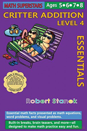 Math Superstars Addition Level 4, Library Hardcover Edition: Essential Math Facts for Ages 5 - 8: 6 - Robert Stanek [KSIĄŻKA]