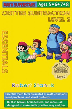 Math Superstars Subtraction Level 2, Library Hardcover Edition: Essential Math Facts for Ages 5 - 8 - Robert Stanek [KSIĄŻKA]