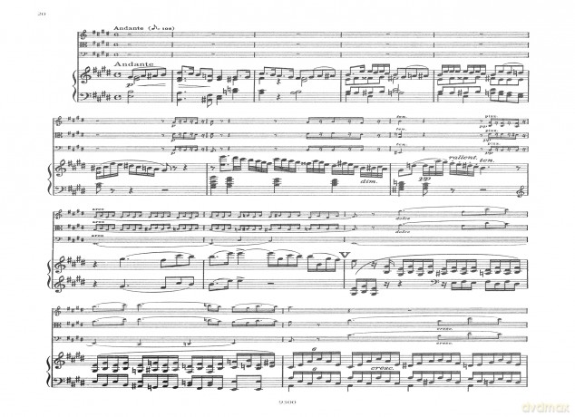 Mendelssohn: Piano Quartet in B minor Op.3 (EP1741C) (Edition Peters) - Friedrich Hermann [KSIĄŻKA]