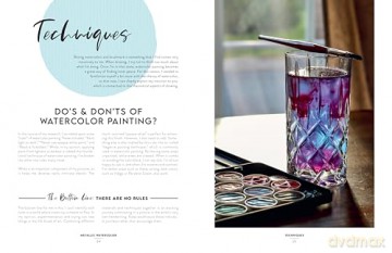 Metallic Watercolor: Create Shimmering Artwork with Metallic Paints - Step-by-Step Projects for Flora, Fauna, Feathers, and More - Elisabeth Götz [KSIĄŻKA]