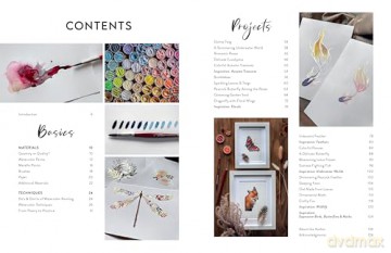 Metallic Watercolor: Create Shimmering Artwork with Metallic Paints - Step-by-Step Projects for Flora, Fauna, Feathers, and More - Elisabeth Götz [KSIĄŻKA]