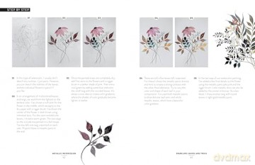 Metallic Watercolor: Create Shimmering Artwork with Metallic Paints - Step-by-Step Projects for Flora, Fauna, Feathers, and More - Elisabeth Götz [KSIĄŻKA]