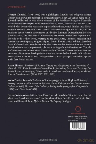 Mitra-Varuna: An Essay on Two Indo-European Representations of Sovereignty - Georges Dumézil [KSIĄŻKA]