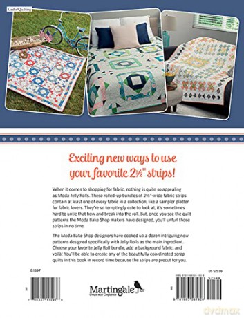 Moda Bake Shop - Rollin' Along: Quick and Easy Quilts from 2 1/2 Strips - Lissa Alexander [KSIĄŻKA]