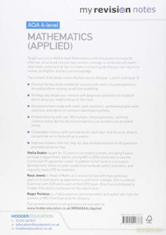 My Revision Notes: AQA A Level Maths (Applied) - Stella Dudzic [KSIĄŻKA]