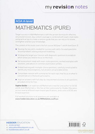 My Revision Notes: AQA A Level Maths (Pure) - Sophie Goldie [KSIĄŻKA]