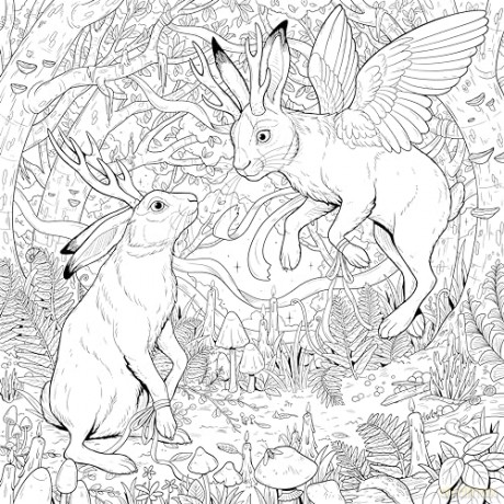 Mythographic Color and Discover: Mythical Beasts: An Artist's Coloring Book of Magical Creatures - Weronika Kolinska [KSIĄŻKA]