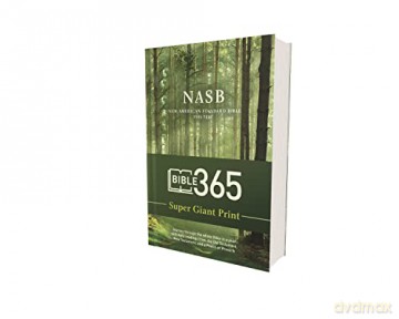 NASB, Daily Scripture, Super Giant Print, Paperback, White/Gold, 1995 Text, Comfort Print: 365 Days to Read Through the Whole Bible in a Year - Zondervan [KSIĄŻKA]