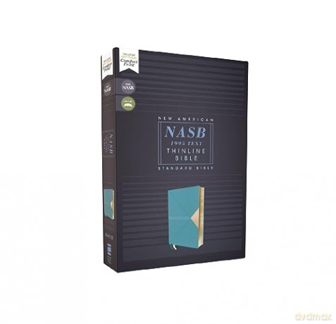 NASB, Thinline Bible, Leathersoft, Teal, Red Letter, 1995 Text, Comfort Print - Zondervan [KSIĄŻKA]