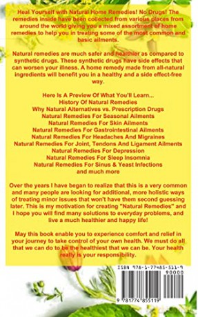 Natural Remedies: Ultimate Guide on Herbal Remedies For Improved Health - Eliminate Fatigue and Stop Procrastination (Use Natural Cures To Beat Anxiety, Panic Attacks, Inflammation, Colds And Flu) - Brad J Johnson [KSIĄŻKA]