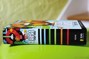 NIrV, Kids' Quest Study Bible, Hardcover: Answers to over 500 Questions about the Bible - Zondervan [KSIĄŻKA]
