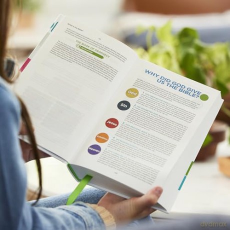 NKJV, Color Code Bible for Kids, Blue Leathersoft, Comfort Print - Thomas Nelson [KSIĄŻKA]