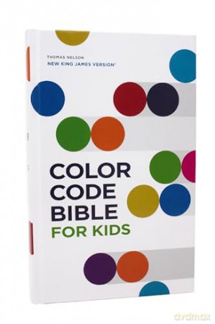 NKJV, Color Code Bible for Kids, Hardcover, Comfort Print - Thomas Nelson [KSIĄŻKA]