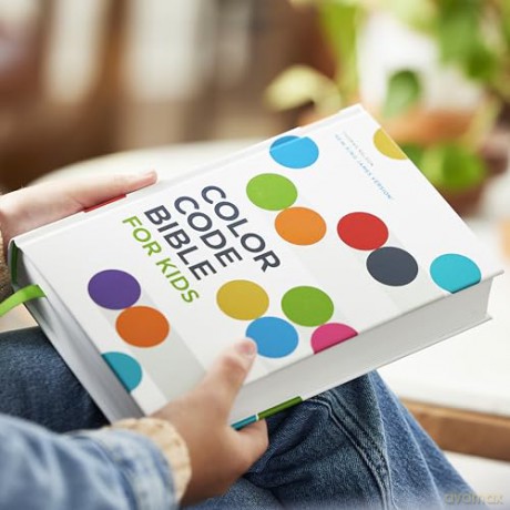 NKJV, Color Code Bible for Kids, Hardcover, Comfort Print - Thomas Nelson [KSIĄŻKA]