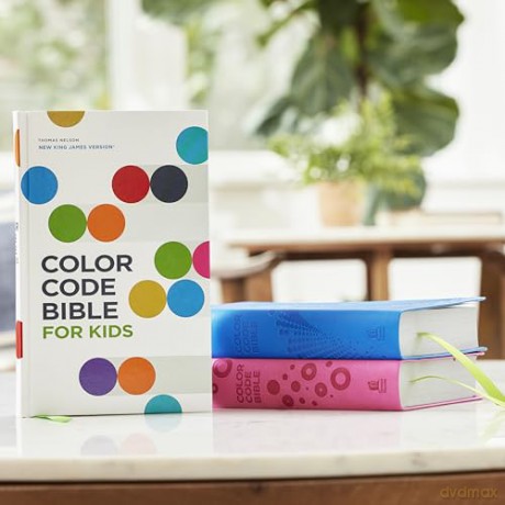 NKJV, Color Code Bible for Kids, Hardcover, Comfort Print - Thomas Nelson [KSIĄŻKA]