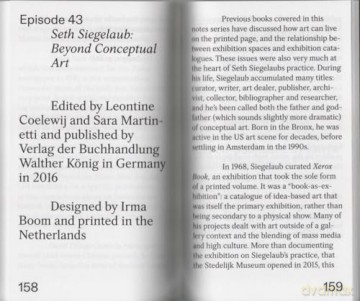 Notes on Book Design: By Formal Settings (Onomatopee, 242) - Onomatopee [KSIĄŻKA]