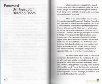 Notes on Book Design: By Formal Settings (Onomatopee, 242) - Onomatopee [KSIĄŻKA]