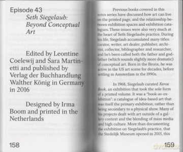 Notes on Book Design: By Formal Settings (Onomatopee, 242) - Onomatopee [KSIĄŻKA]