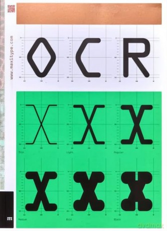OCR_X Type Specimen - Maxitype [KSIĄŻKA]