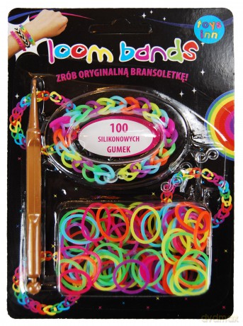 Gumki Loom Bands Zestaw Blister [ZABAWKA]