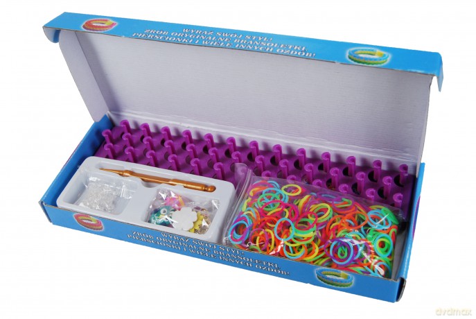 Gumki Loom Bands Zestaw Z Krosnem W Pudełku [ZABAWKA]