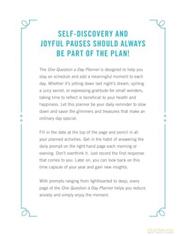 One Question a Day Weekly Planner: 365 Prompts for a Meaningful Year - Aimee Chase [KSIĄŻKA]