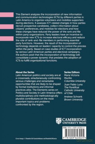 Parties and New Technologies in Latin America (Elements in Politics and Society in Latin America) - Pineiro-Rodríguez [KSIĄŻKA]