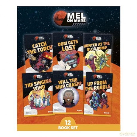 Phonic Books Mel on Mars: Adjacent consonants and consonant digraphs, suffixes -ed and -ing (Phonic Books Catch-up Decodable Readers) - Phonic Books [KSIĄŻKA]
