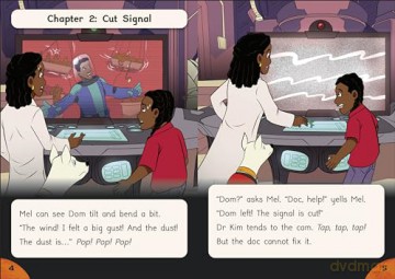 Phonic Books Mel on Mars: Adjacent consonants and consonant digraphs, suffixes -ed and -ing (Phonic Books Catch-up Decodable Readers) - Phonic Books [KSIĄŻKA]
