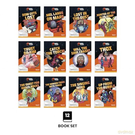 Phonic Books Mel on Mars: Adjacent consonants and consonant digraphs, suffixes -ed and -ing (Phonic Books Catch-up Decodable Readers) - Phonic Books [KSIĄŻKA]