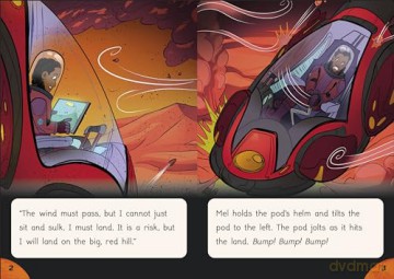Phonic Books Mel on Mars: Adjacent consonants and consonant digraphs, suffixes -ed and -ing (Phonic Books Catch-up Decodable Readers) - Phonic Books [KSIĄŻKA]
